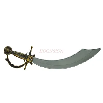Espadas de juguete para disfraz de Halloween, accesorios para fiesta, espada de plástico, espada de piratas, espada de pirata de simulación de espuma, regalos de disfraz para niños