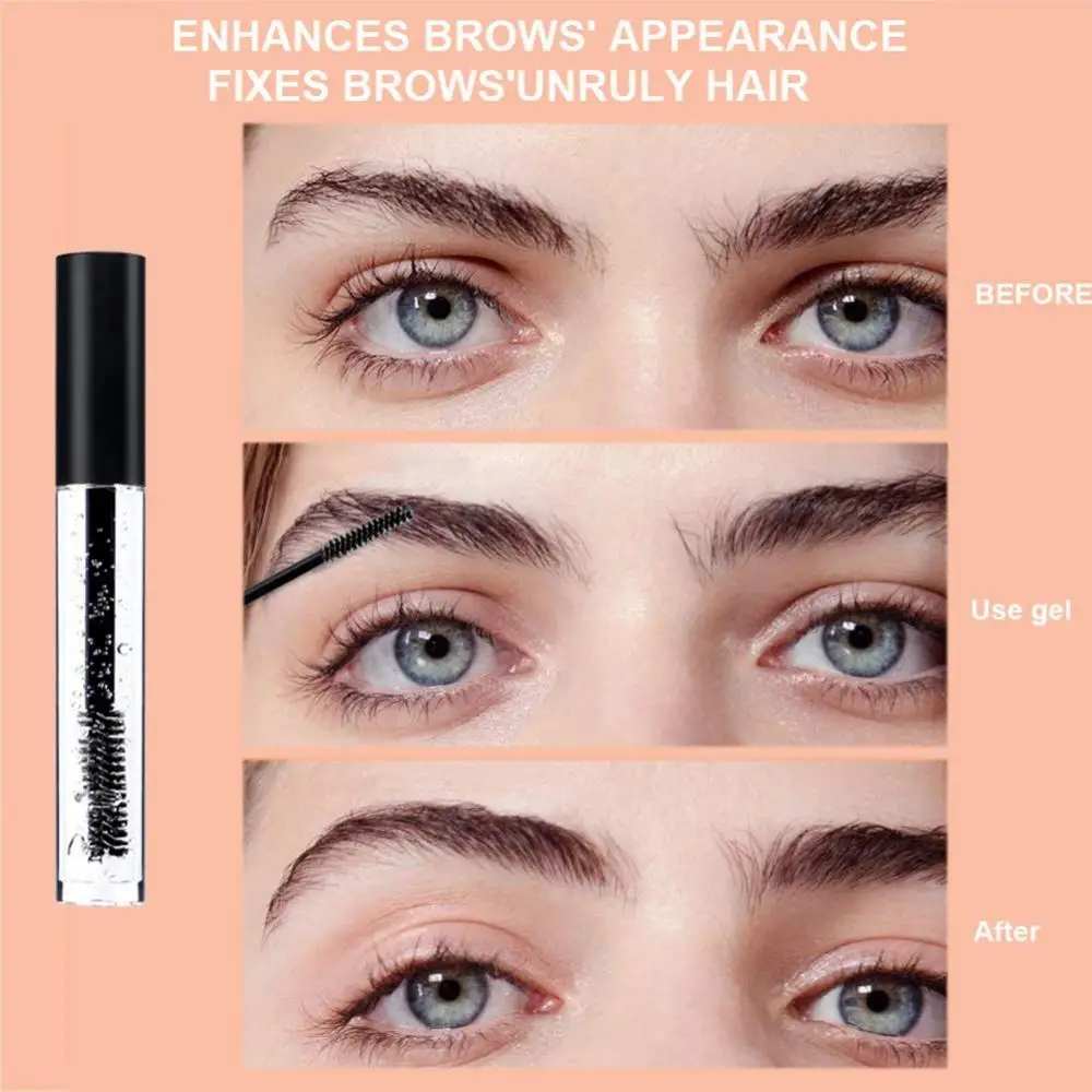 Hot！ Niceface New Hot Brand Cosmetics Clear Eyebrow Gel Fixed Transparent Long Fix Lasting Waterproof Eyebrow Gel Eyelash Makeup