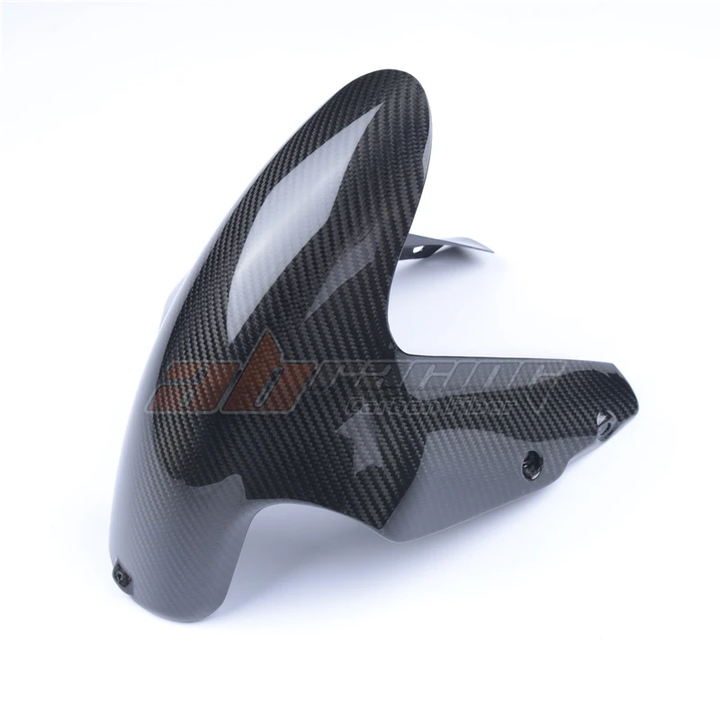 For Ducati 848 1098 1198 Streetfighter Motorcycle Front Fender Hugger Mudguard Cover Full Carbon Fiber 100%