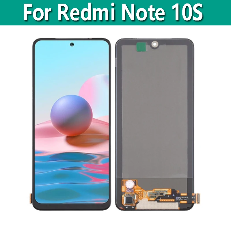 

LCD Display Touch Screen Digitizer Assembly For Xiaomi Redmi Note 10S M2101K7BG M2101K7BI M2101K7BNY M2101K7BL Display