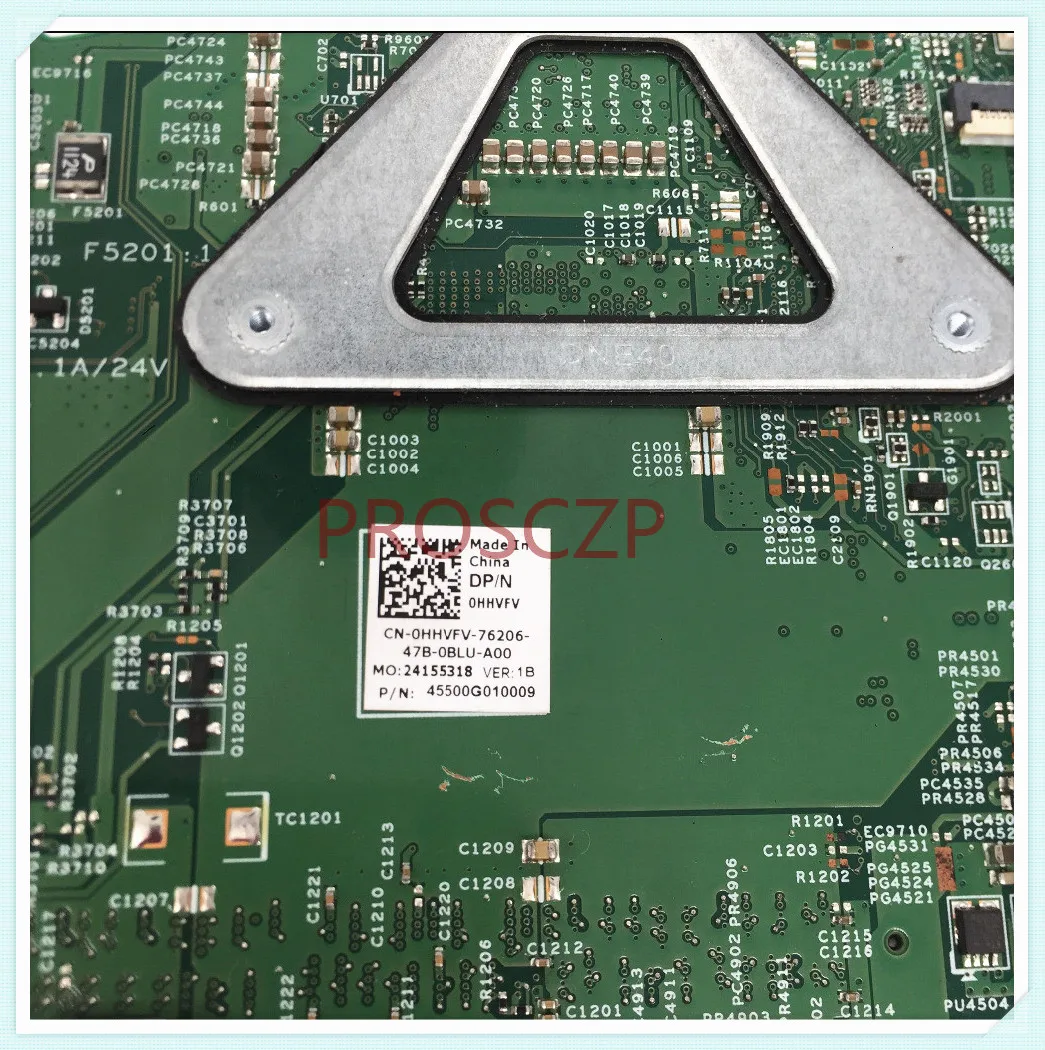 CN-0HHVFV 0HHVFV HHVFV para la placa base del ordenador portátil Dell 3442 3542 SR1EK I3-4005U PWB. FX3MC REV:A00 GT820 2GB 100% funcionando bien