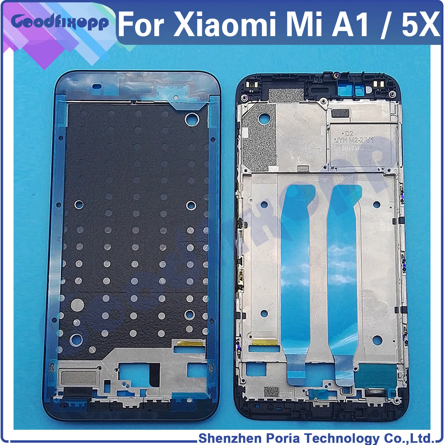 AAA Frame For Xiaomi Mi A1 Mi 5X Media Case Front Frame Screen Frame Middle Bezel Frame For Xiaomi MiA1 Mi5X MDG2 MDI2 Frame