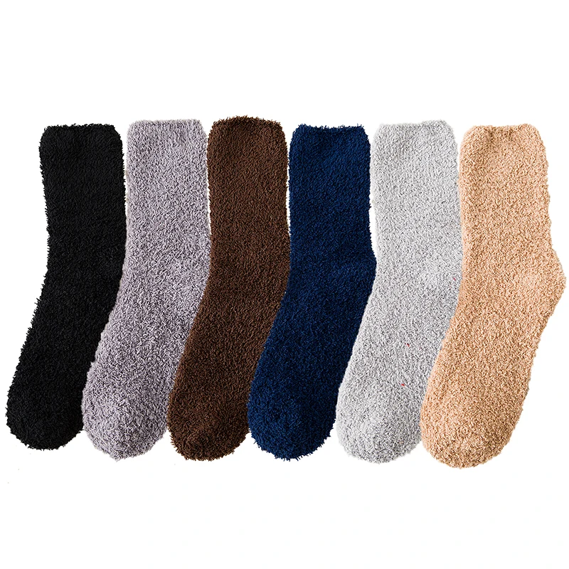 Hot Sale Ladies Winter Thicken Keep Warm Embroidery kawaii Bow-knot Beer Lovely Sleep Sox Women Cotton Plush Cute Socks male