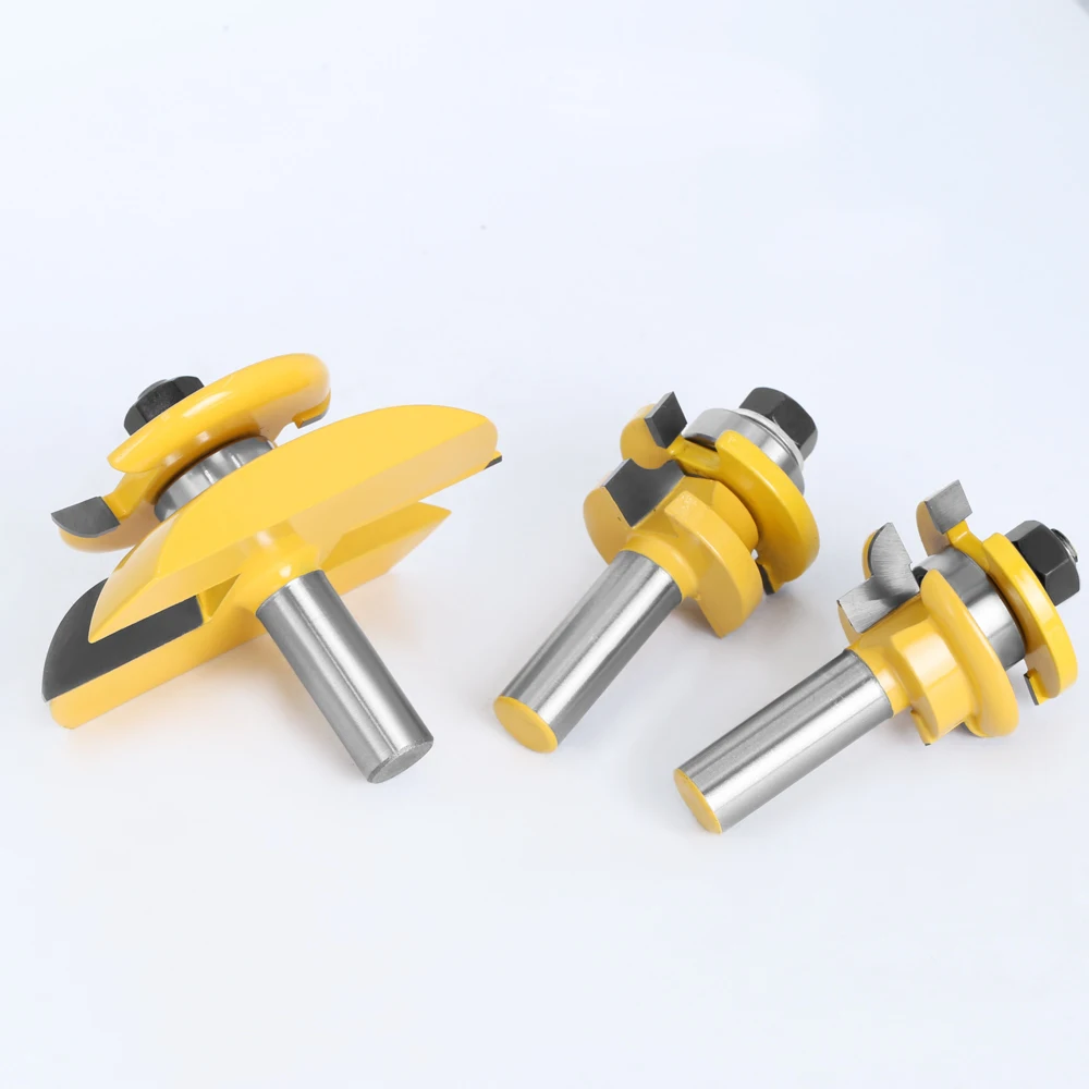 Imagem -05 - Lavie-round Over Rail e Stile Cove Painel Raiser Bit Conjunto Roteador Fresa para Madeira Fresa 12 mm Shank Mc03125 Pcs