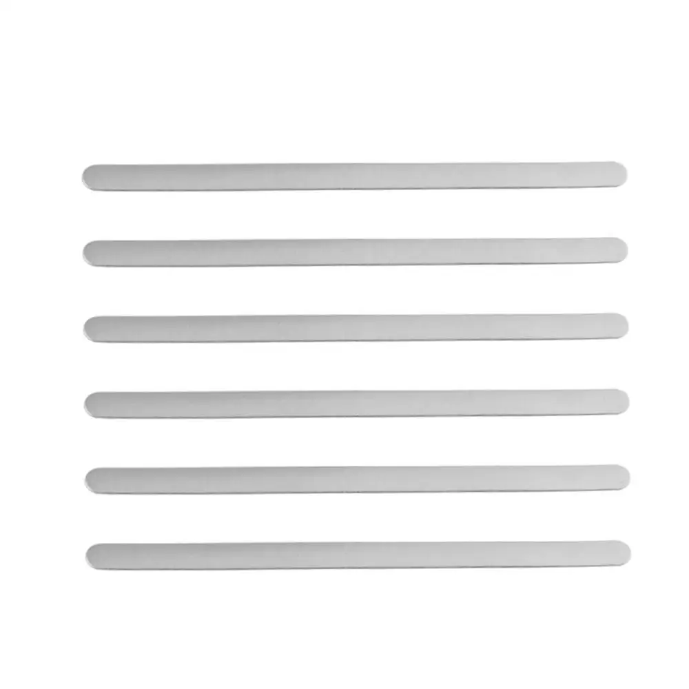 50Pcs/lot Mask Nose Bridge Dedicated DIY Aluminum Strip Flat Free Wire Making Craft Doublesided Tape 9cmx5mmx0.4mm