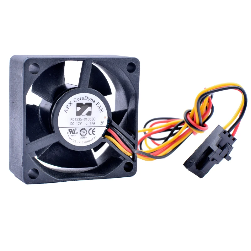 

FD1235-C1053C 3.5cm 35mm 35x35x15mm DC12V 0.17A 3 lines Micro host high-volume cooling fan