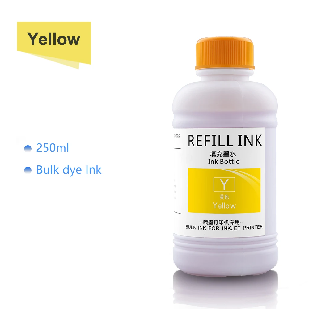 250ml Universal Bulk Refill Dye Ink Kit For HP 178 364 564 655 711 932 933 950 951 952 953 954 955 970 971 Inkjet Printer