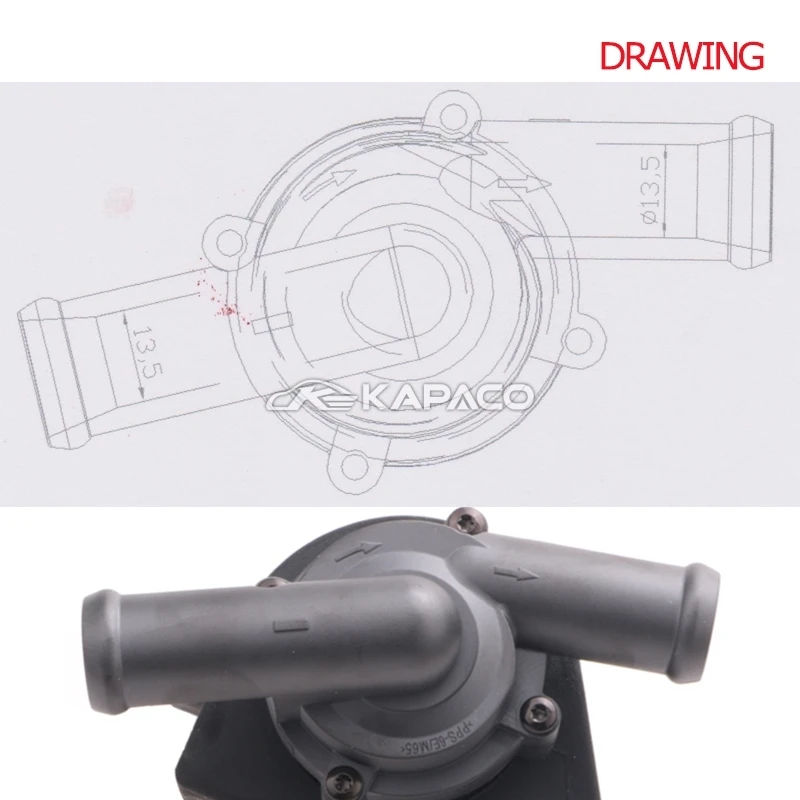 Auxiliary Water Pump Electrical Coolant Additional 078121601B 078 121 601 B For AUDI A4 A6 VW VOLKSWAGEN PASSAT