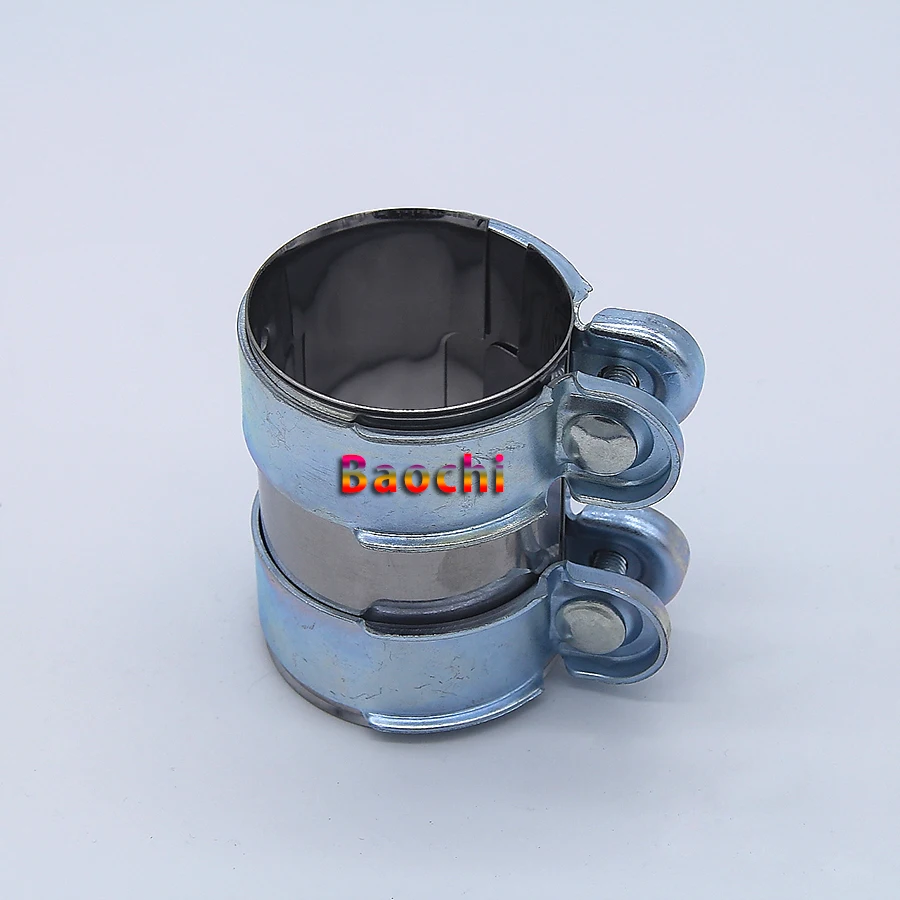 Exhaust Clamp Turbo Exhaust Downpipe Flanges Stainless Steel Pipe Connector 65*95mm 1K0253141P 1854 891 For A5 A6 Q5 Q7 A4 A8