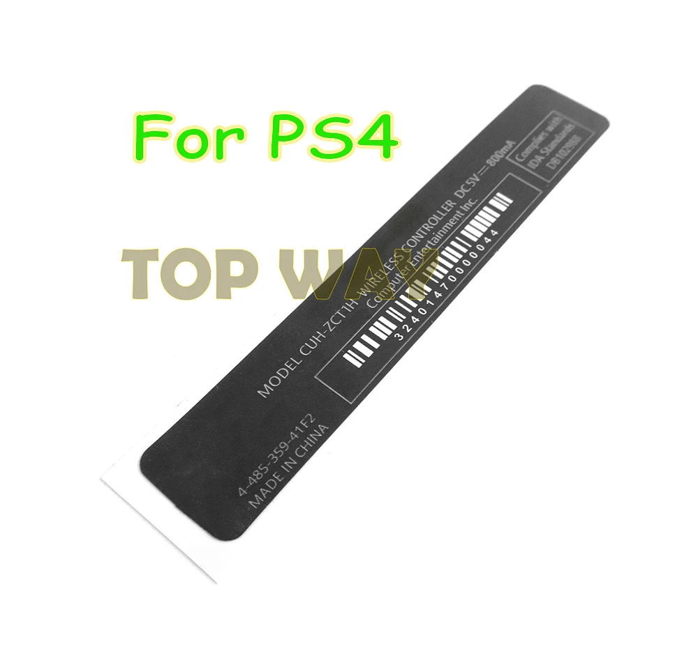 Original FOR PS4 handle barcode stickers For Playstation 4 PS4 Controller housing Shell Slim Back Sticker Lable Seals