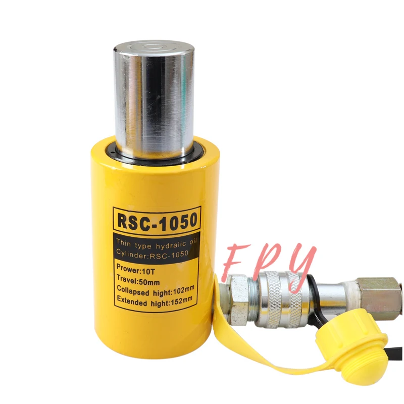 Short Type Hydraulic Cylinder RSC-1050 Hydraulic Lifting Jack with CP-180 Hydraulic Manual Pump