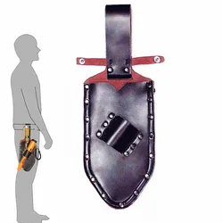 Ponteiro Metal Detector Holster, Digger Pouch, Tesouro, Waist Pack, Encontra Saco, Ferramentas, Pá, Profind, Couro, 2in 1 para Jardim Detectando