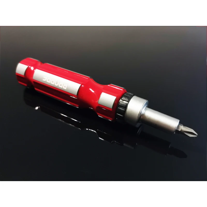Chave de fenda magnética com catraca, ferramentas manuais diy, 1 peça