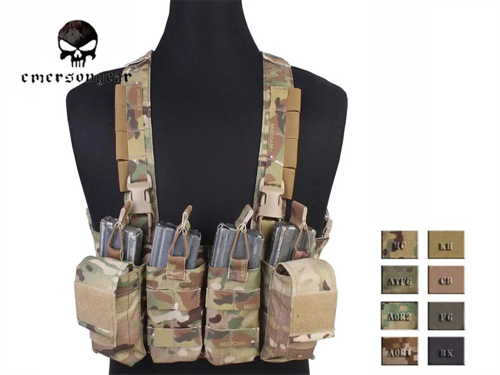 

EmersonGear-EASY Chest Rig, Combat Tactical Vest, EM7450