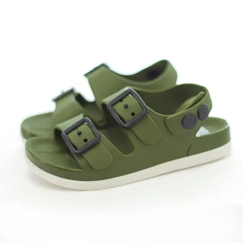 

New Summer Boys Sandals For Children Beach Shoes Kids Sports Soft Anti-slip Casual Toddler Baby Pvc Leather Flat Sandals