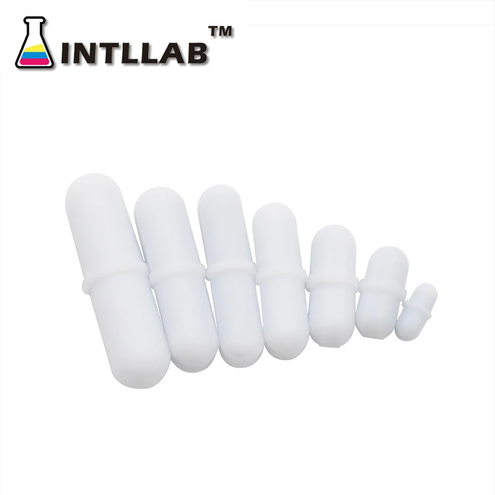 INTLLAB Magnetic Stirrer Bar Mixed Size PTFE Magnetic Stirrer Mixer Stir Bars TYPE-B 1pcs