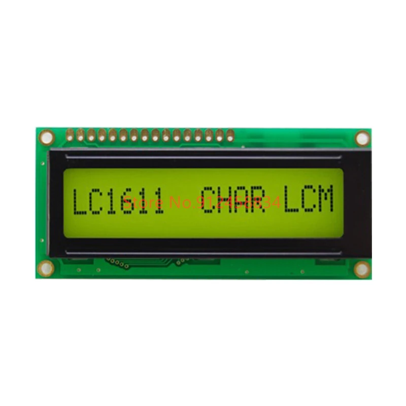 1601 16x1 وحدة عرض إل سي دي 80x36 ملم أزرق أو أخضر 1601A