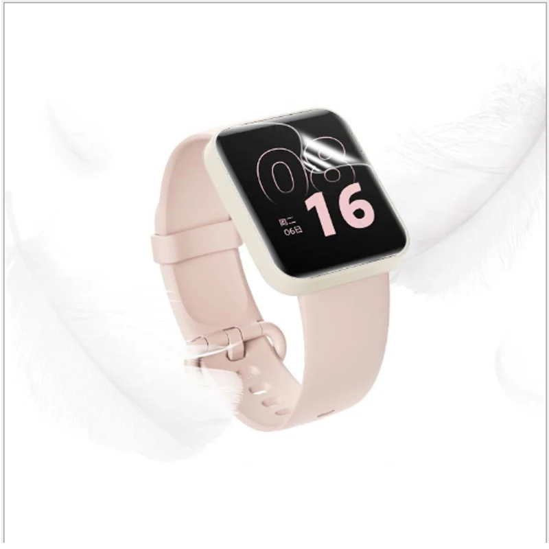 2pcs Full Coverage Screen Protector for Xiaomi Redmi Watch Lite Smart Watch Soft Hydrogel Protective Film Accessories (Not Glass