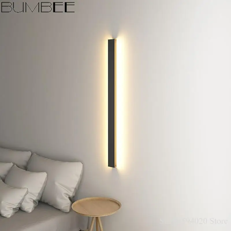 Minimalist Creative Long Wall Lamp Modern Simple Nordic Led Wall Lamp Led Modern Indoor Living Room Wall Lamp LED Loft Wall Lamp