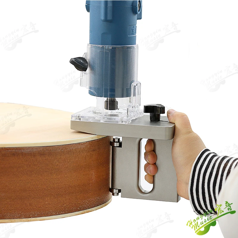 Guitar hand-held trimming machine base bearing version flanging groove bag edge groove accessories carpentry guitar DIY