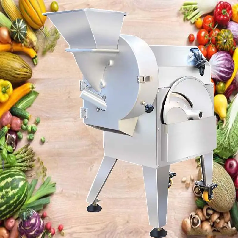 

Electric vegetable cutter commercial automatic vegetable cutter slicer shredder potato radish cutter