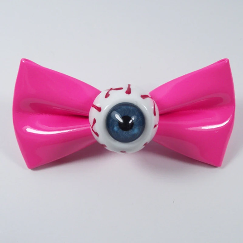 Kawaii Demon Eye Ball fermaglio per capelli per donna fermaglio per capelli con nodo a fiocco Punk Cool Harajuku Solid BB Clip accessori per capelli