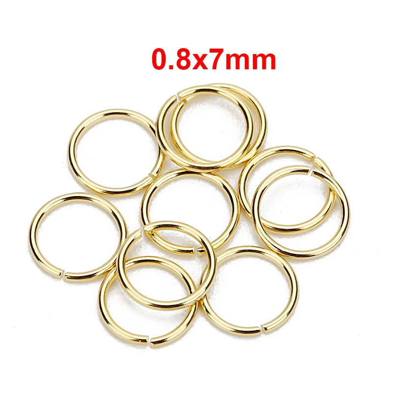 Louleur Hohe Qualität Edelstahl Offenen Jump Ring Runde Gold Farbe Split Ringe Für Diy Schmuck Machen Erkenntnisse Großhandel