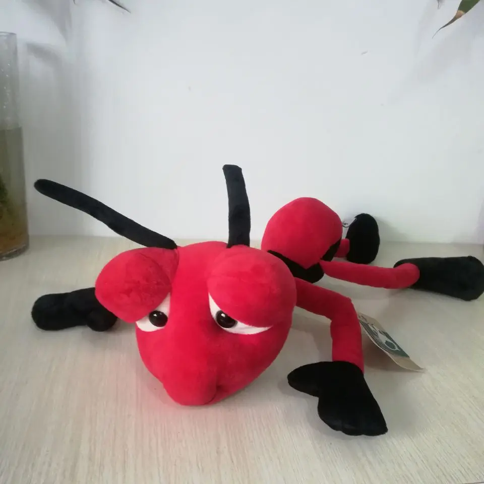 high quality goods, 45cm cartoon ant plush toy,soft doll bithday gift h0041