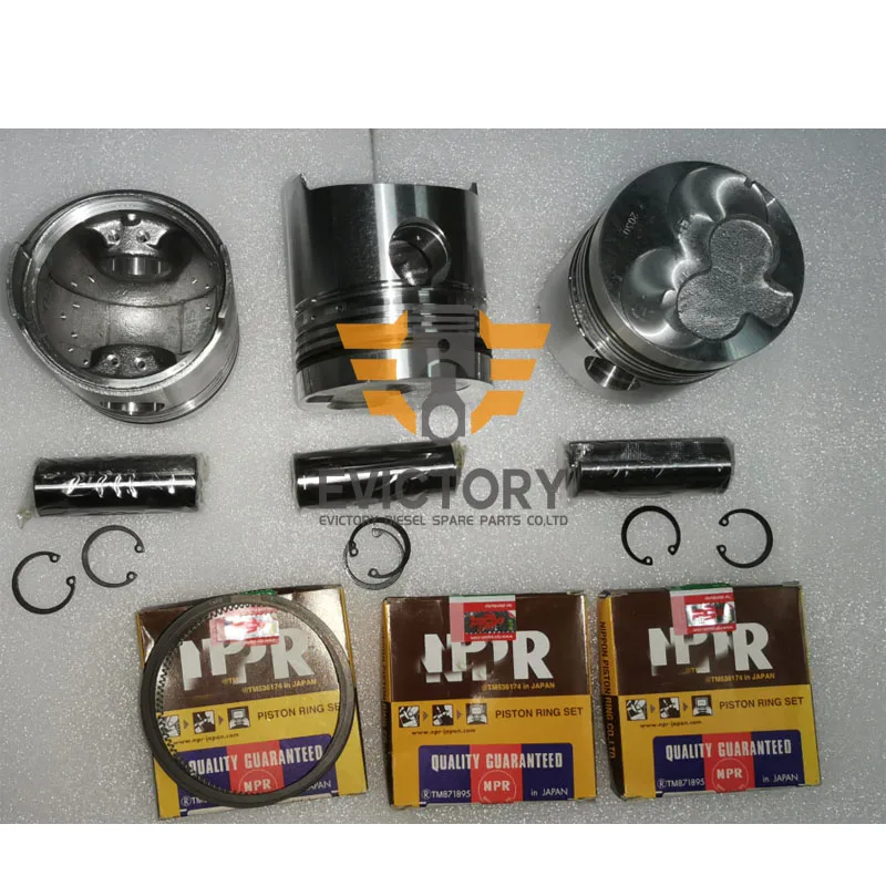 

For ISUZU 3AD1 3AB1 rebuild overhaul kit piston + ring + cylinder gasket