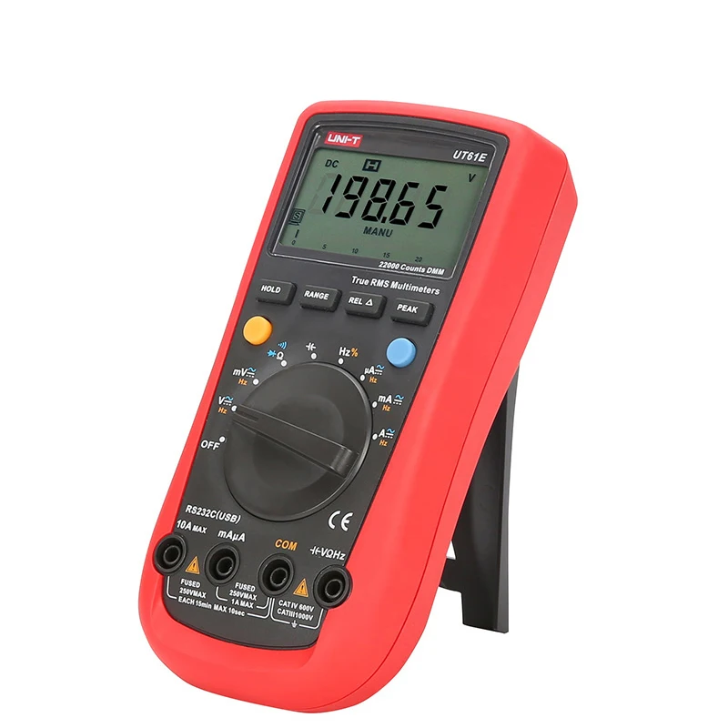 UNI-T UT61A/UT61B/UT61C/UT61D/UT61E Modern Digital Multimeter True RMS Auto Range NCV CAP RES Measurement Instruments