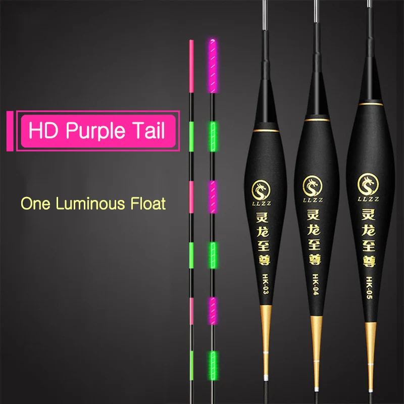 Superlanges Nano-Material für Tag und Nacht, doppelter Verwendungszweck, hohe Empfindlichkeit, schnelles Einschalten, LED-Angelschwimmer, elektronische Leuchtboje