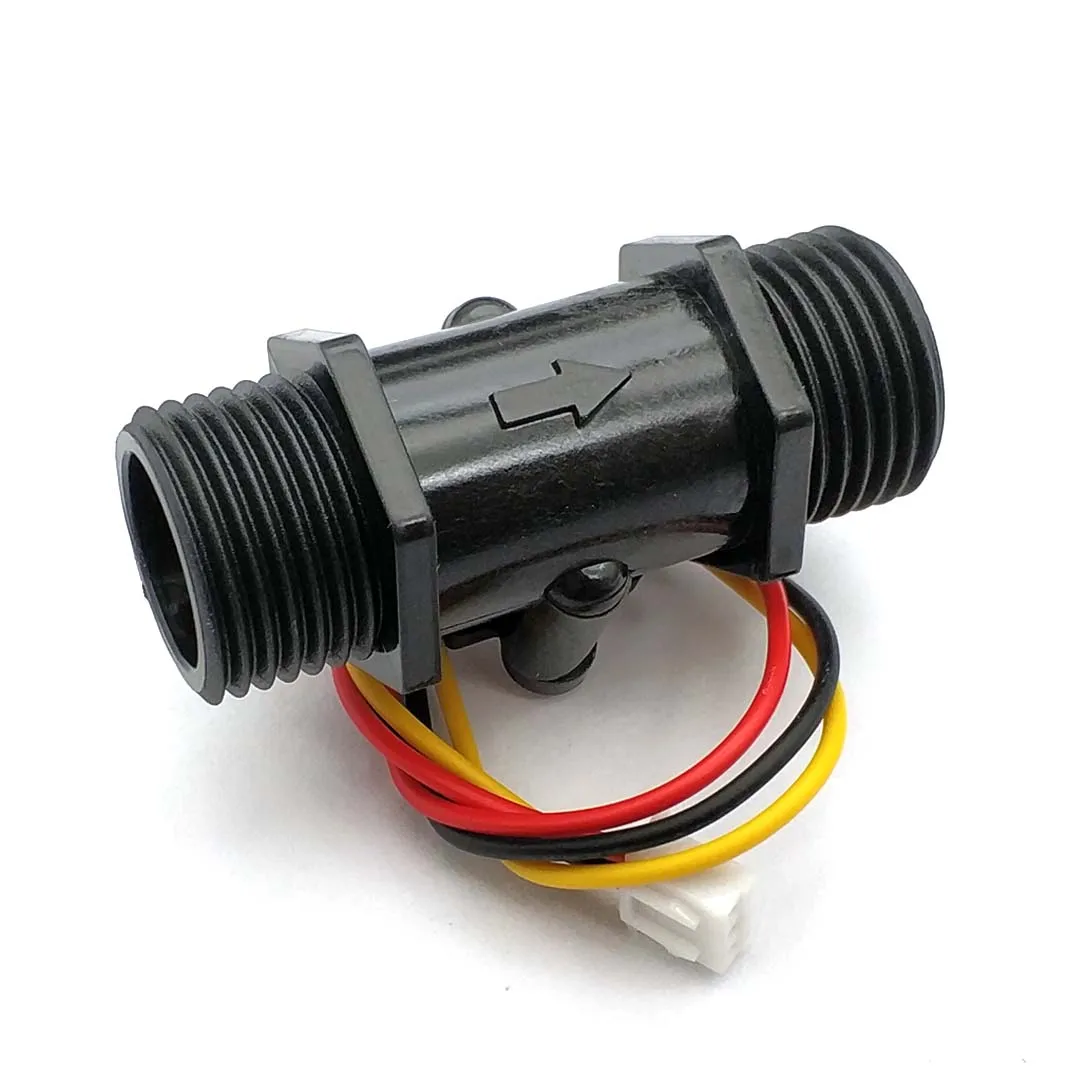 تدفق المياه متر مقياس الجريان قاعة تدفق الاستشعار مؤشر عداد Caudalimetro G1/2 0.5-25L/دقيقة 1.2MPa F = 6 * Q تدفق الاستشعار