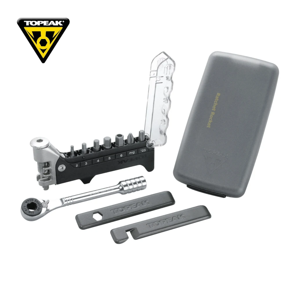 TOPEAK TT2520 RATCHET ROCKET Tool 15 Function T25 Hardened steel bits Chain pin breaker Tool Multifunction Tools Kit