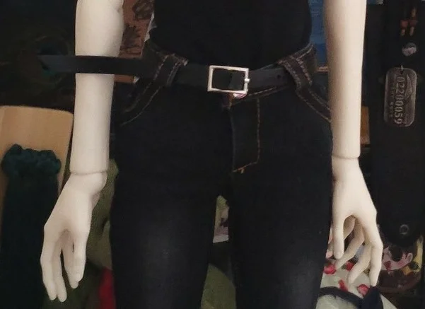 1/4 1/3 scale BJD Leather belt for BJD/SD MSD SD13 SD17 SSDF ID72 HID strong Uncle doll  clothes accessories C0197