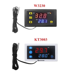 KT3003 Digital Thermostat 12V 24V 110V 220V Temperature Controller Regulator Heating Cooling Control Switch Relay Output