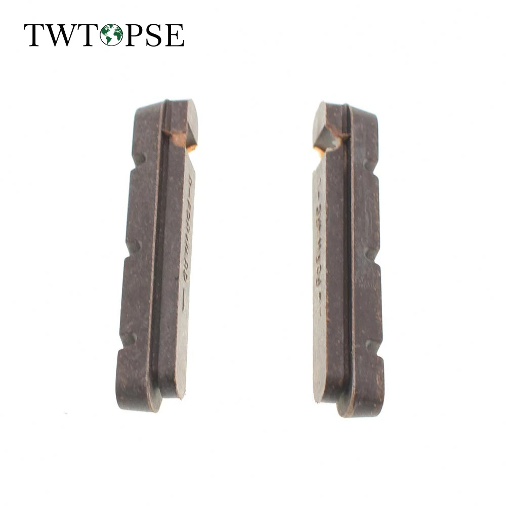 TWTOPSE Bicycle Bike Cork Brake Pads For Brompton Folding Bike Cycling Carbon Rims Wheel For Carbon Wheelset Rim V Brake Pads