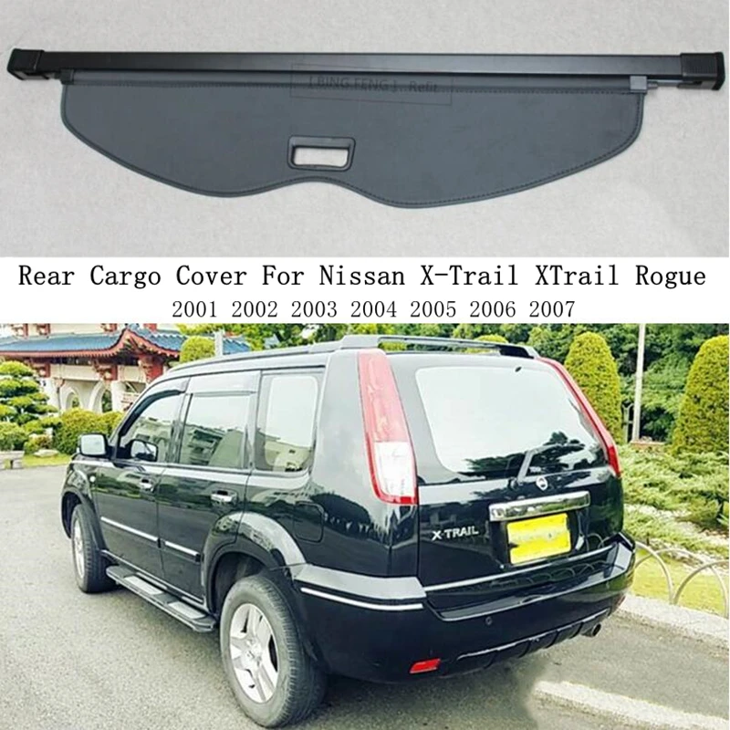 

Rear Cargo Cover For Nissan X-Trail XTrail Rogue 2001-2007 Privacy Trunk Screen Security Shield Shade Auto Accessories