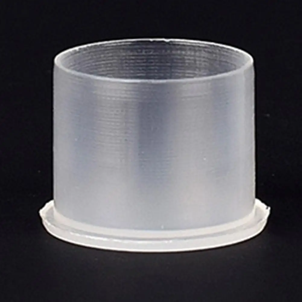 100Pcs Set Tattoo Cup Disposable Safe Plastic Tattoo Color Caps for Use Tattoo Ink Cup
