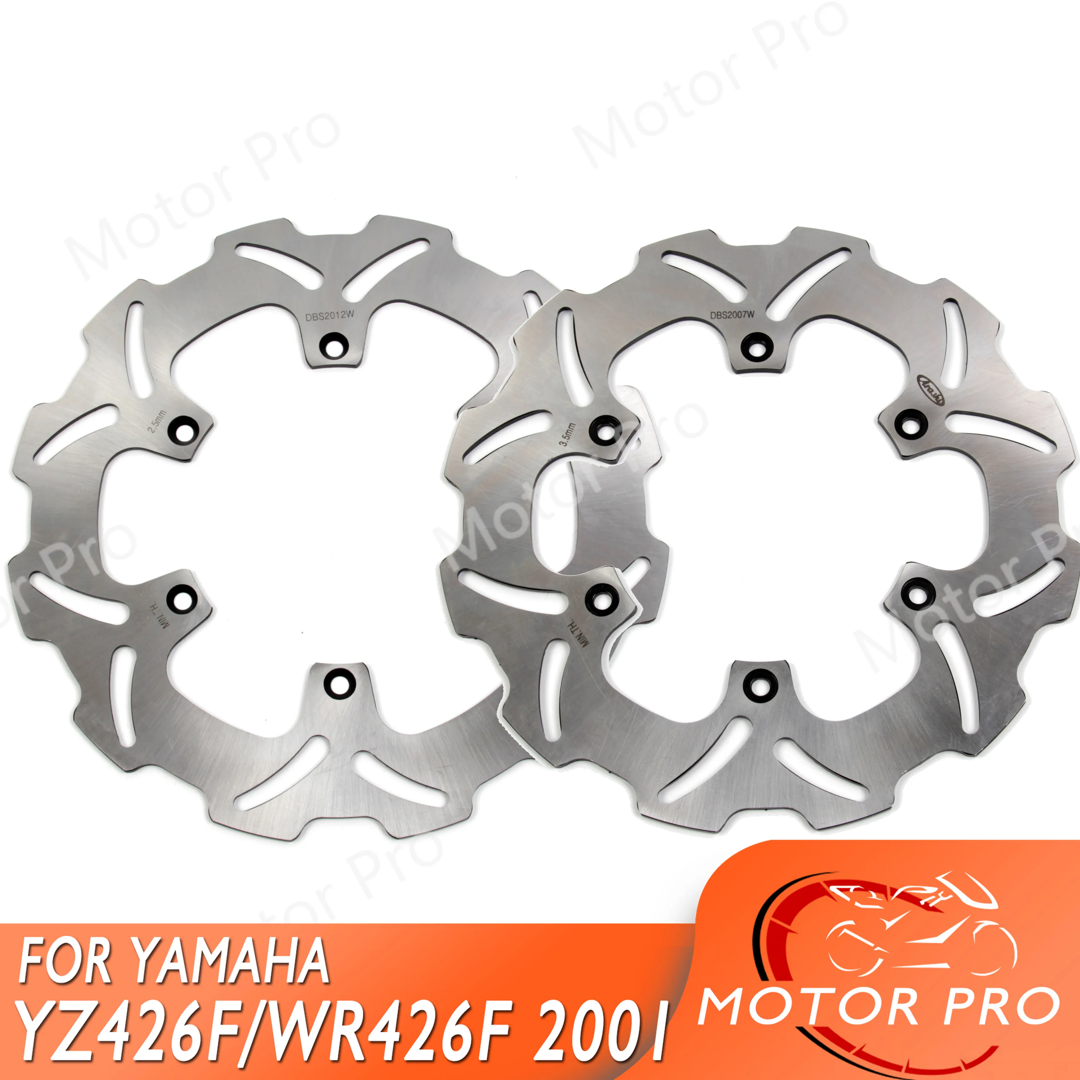 

For Yamaha WR426F YZ426F 2001 Front Rear Brake Disc Disk Rotor Kit Motorcycle Accessories YZ WR 426 F YZ426 WR426 WRF YZF 01