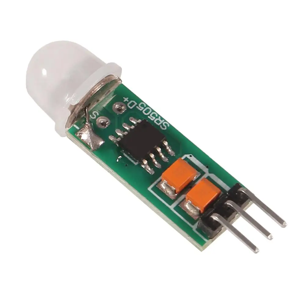 Sensor de movimiento humano HC-SR505, Mini módulo Detector infrarrojo PIR, medición Digital de alta potencia para Arduino, 6 unidades/l