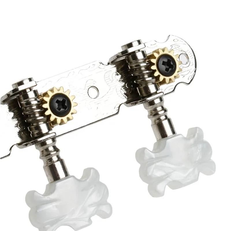 One pair Guitar Tuning Pegs Machine Tuners White Machine Head for Classic Guitar Guitar Part Accessories