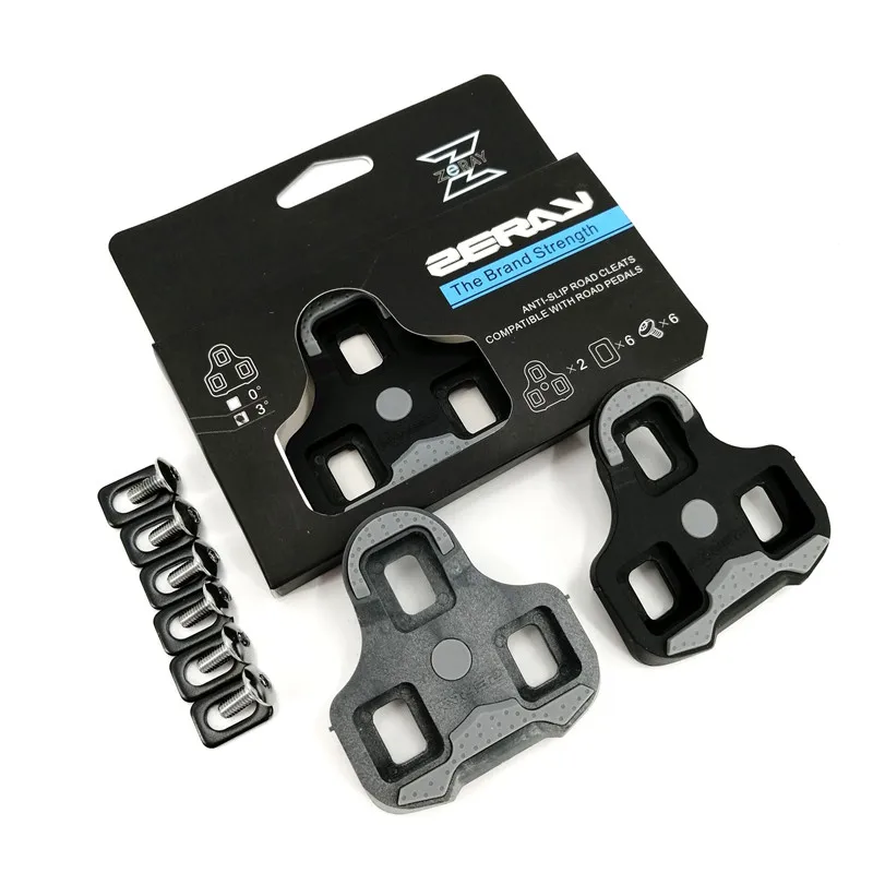 Zeray-zapatos de ciclismo con Pedal de carretera, tacos con Pedal de bloqueo automático, tacos antideslizantes compatibles con Keo, accesorios para ciclismo de carretera