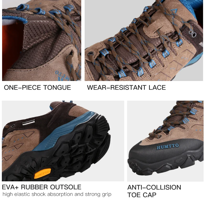 Humtto Rutschfeste Outdoor-Wanderschuhe für Herren, atmungsaktive Kletterschuhe für Damen, Sport-Sneaker, Trekking- und Jagdstiefel, Tourismus- und taktische Schuhe – Detail 20
