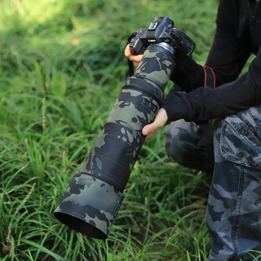 Imagem -06 - Revestimento de Lente Rolanpro para Canon Capa de Camuflagem Canon rf 800 mm F11 is Stm Capa Protetora Manga Rf800 f 11 Guns