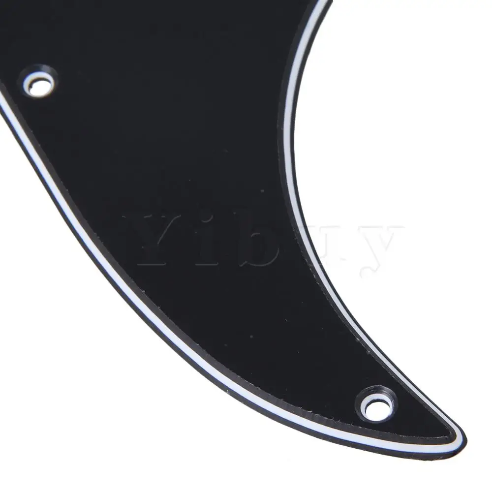 Yibuy Black Prewired Pickguard 1 Humbucker For Electric Guitar