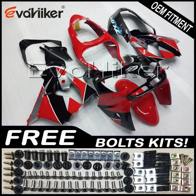 

Motorcycle Fairing for ZX9R 2000 2001 red ZX 9R 00 01 ABS plastic motor panels kit Injection mold