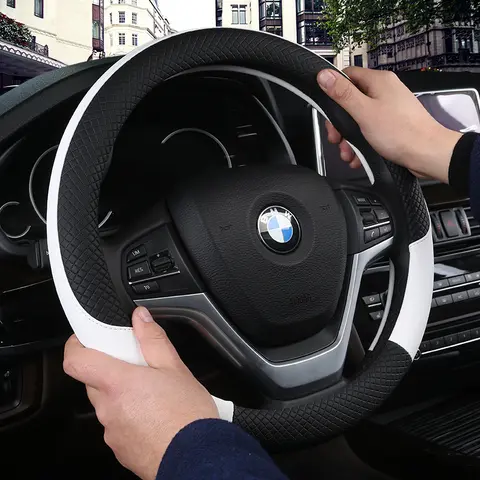 Leather Steering Wheel Cover for Cars daikin ants