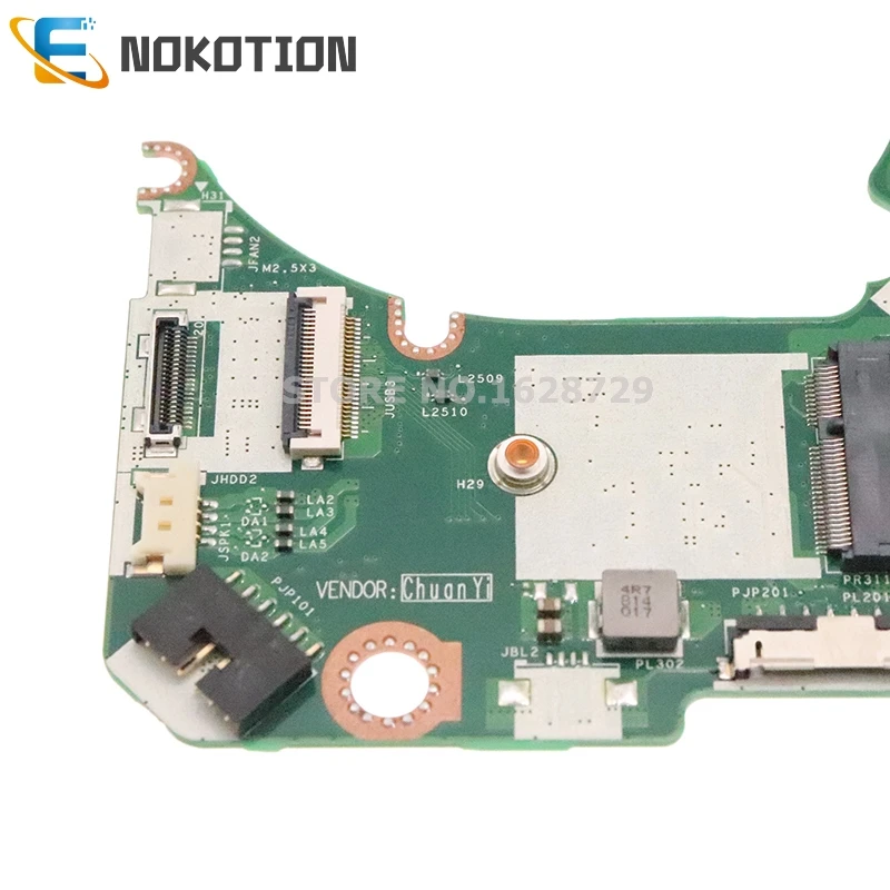 NOKOTION Laptop Motherboard For ACER Nitro 5 AN515 AN515-41 C5V08 LA-E903P NBGPY11001 MAIN BOARD A12-9720 CPU 2GB GPU