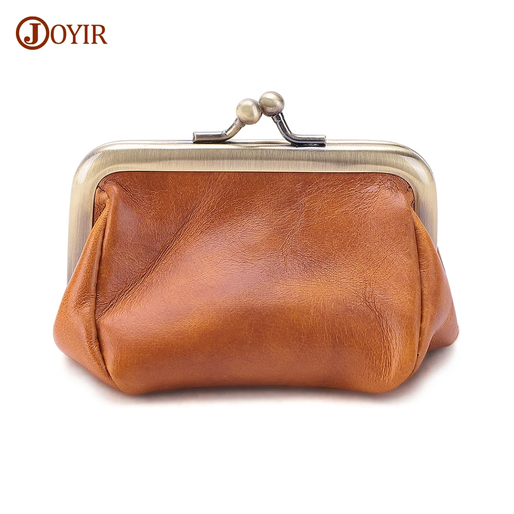 

JOYIR Genuine Leather Coin Purse Female Change Purse Card Holder Wallet Small Purse Coin Wallet Small Bag Womens