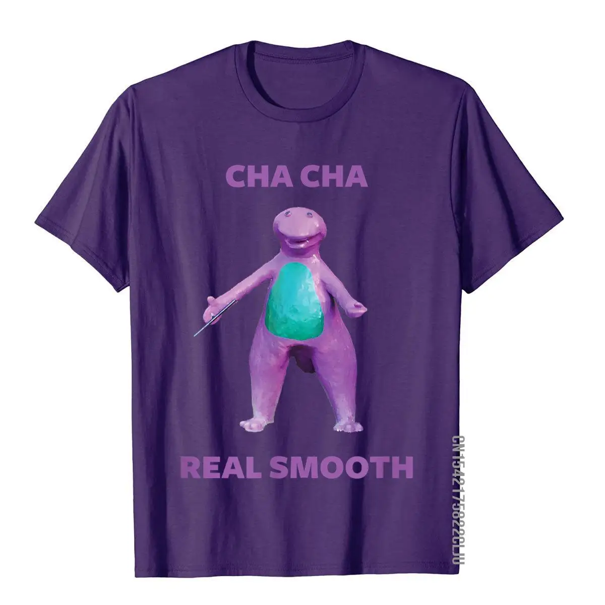 Cha Cha Real Smooth Meme T-Shirt Tops Shirts Family Youthful Cotton Men T Shirt Customized